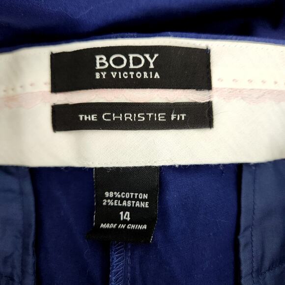 Blue Stretch Pants – Victoria’s Secret – Size 14 – Christie Fit / Bootcut - Picture 3 of 6